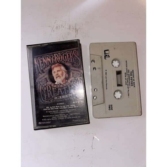 Kenny Rogers Twenty Greatest Hits (Cassette) - Picture 3 of 3